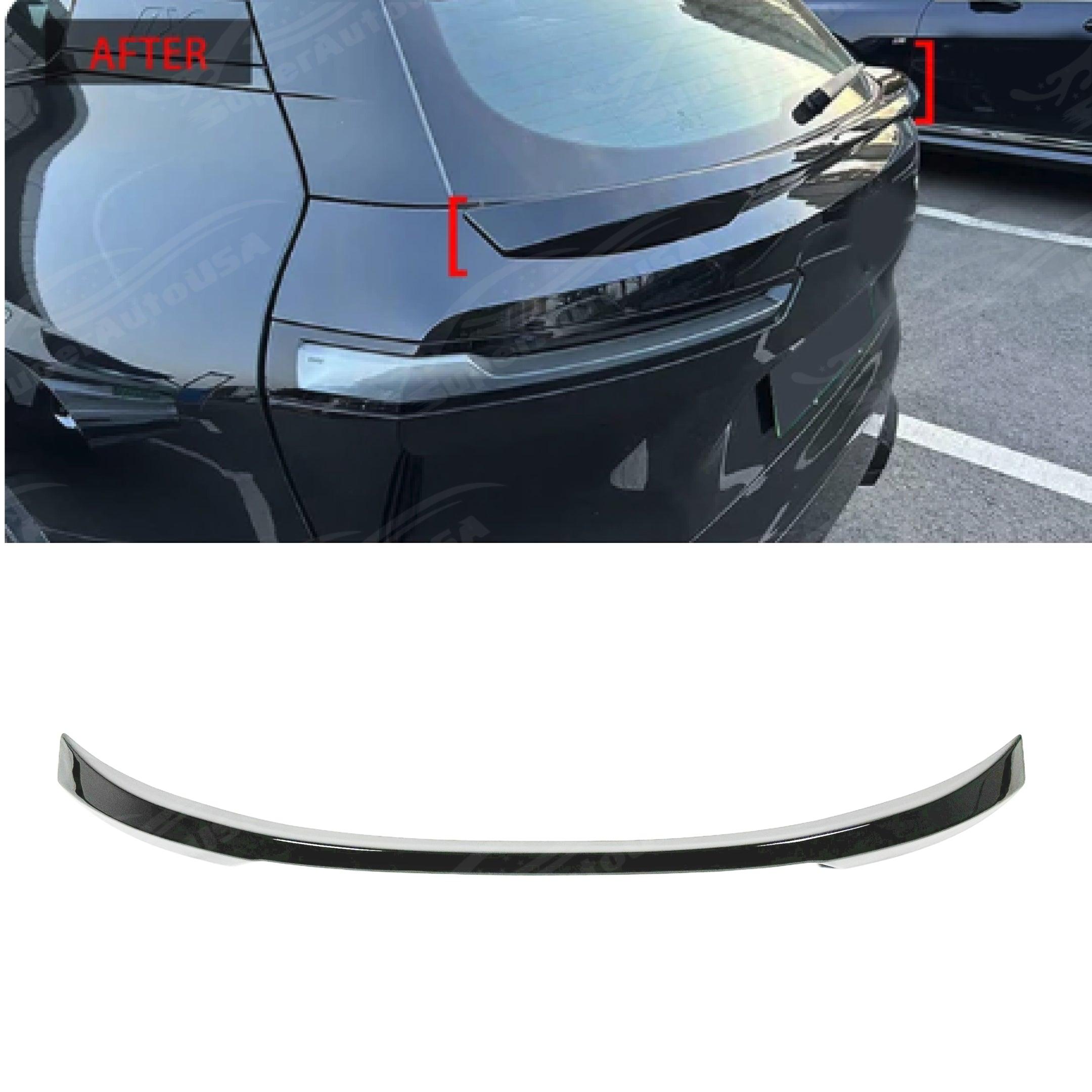 Gloss Black Performance Style Rear Mid Trunk Spoiler Wing for 2022- 2025 BMW iX