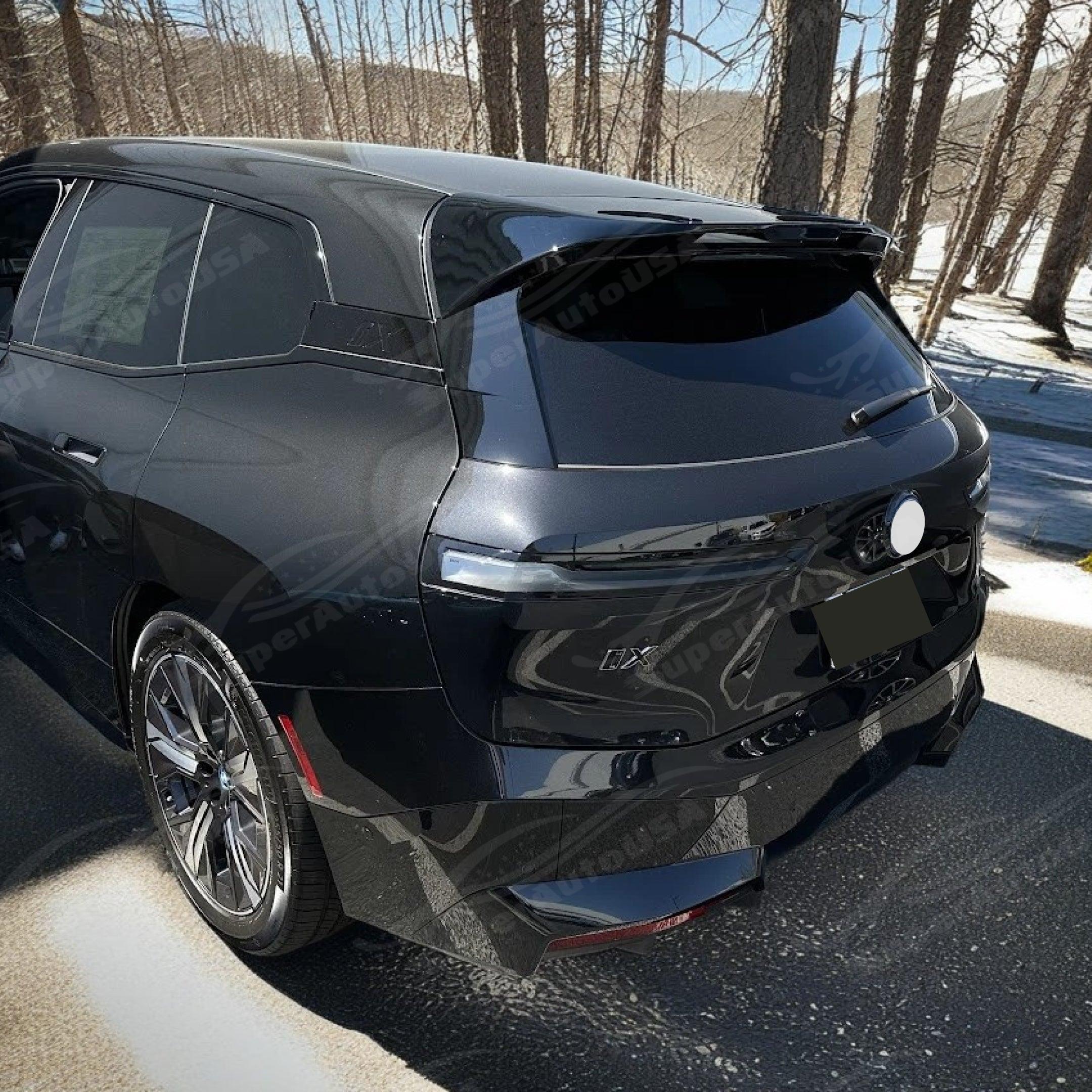 Gloss Black Performance Sport Style Rear Spoiler Wing for BMW iX