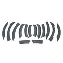 Fits 2019-2021 Porsche Macan Wide Body Primer Black Unpainted Fender Flares-4