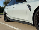 2021+ BMW M3 G80 - MP Style Carbon Fiber Side Skirt Replacements-6
