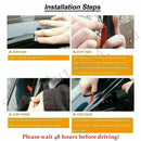 Fit 2013-2021 Nissan Pathfinder In-Channel Vent Window Visors Rain Sun Wind Guards Shade Deflectors-4