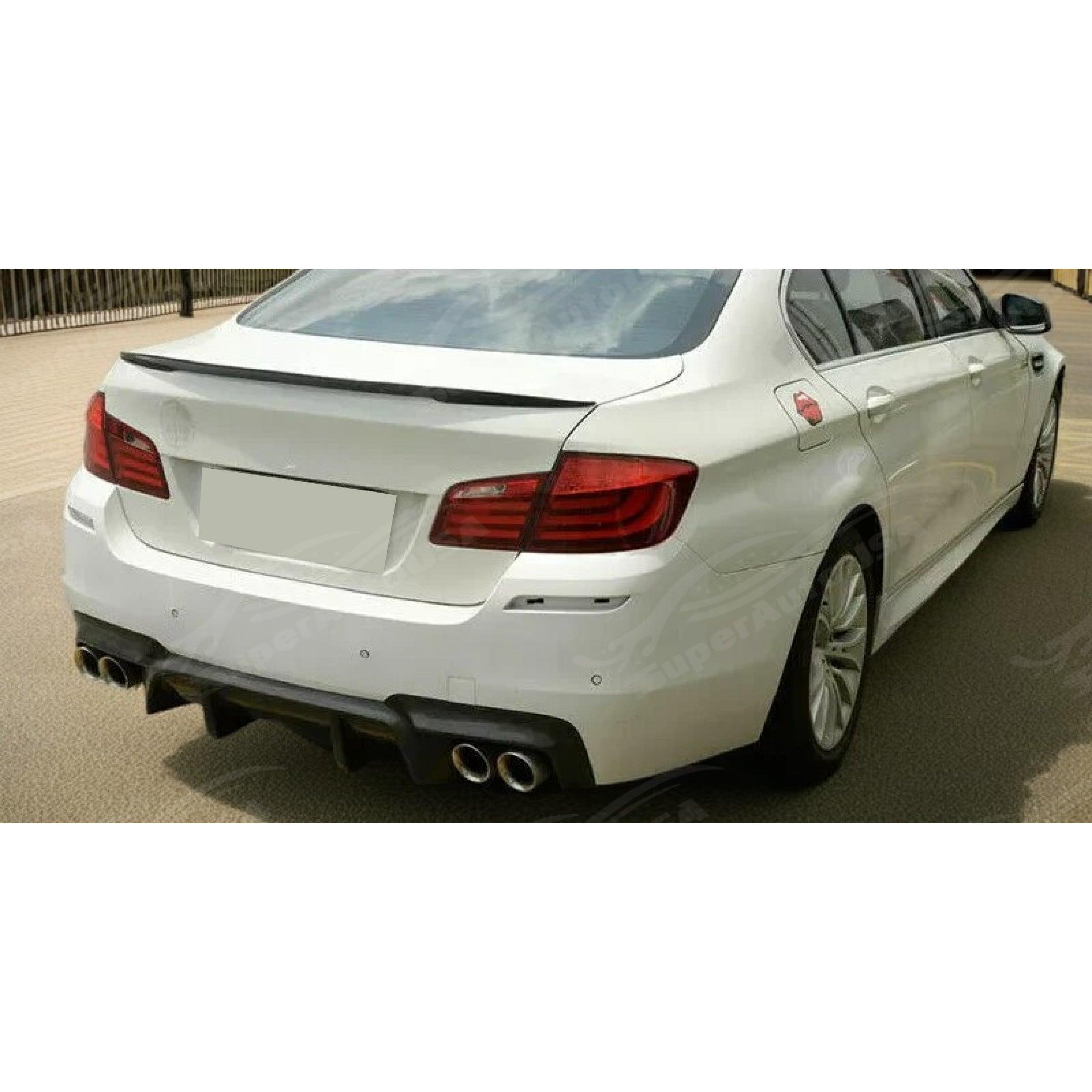 2013 BMW M5 F10 Gloss Black Rear Body Splitter Diffuser Body Kit