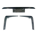 Fits 2022-2025 Toyota GR86 Real Carbon Fiber Front Bumper Vent Garnish Canards w/ Plate-12
