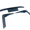 Fits 2022-2025 Toyota GR86 Matt Black PU Front Bumper Garnish w/ Plate Tag 3pcs-11