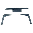 Fits 2022-2025 Toyota GR86 Matt Black PU Front Bumper Garnish w/ Plate Tag 3pcs-7