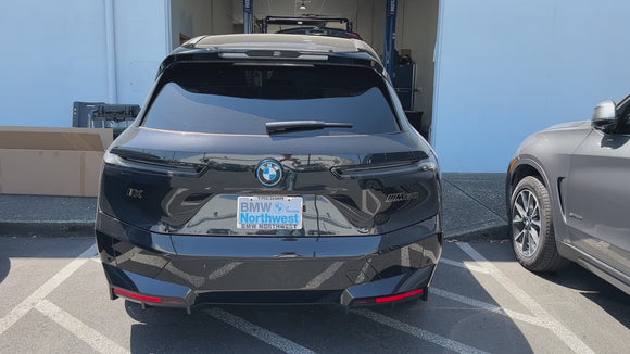 BMW iX Performance Sport Style Gloss Black Roof Spoiler Wing