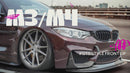 For BMW M3 M4 14-18 Carbon Fiber & Fiberglass GTS Style Front Lip-4