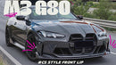 For BMW M3 G80 2021-26 CS Style Front Bumper Splitter Lip Car Assembly-3