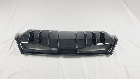 2023 Chevrolet Corvette C8 Shark Fin Style Gloss Black Rear Diffuser
