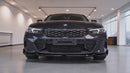 Se adapta a BMW Serie 5 G30 2017-2023 Faldones laterales de carrocería en negro brillante Divisores debajo de los alerones Panel basculante Labios de extensión inferiores -2