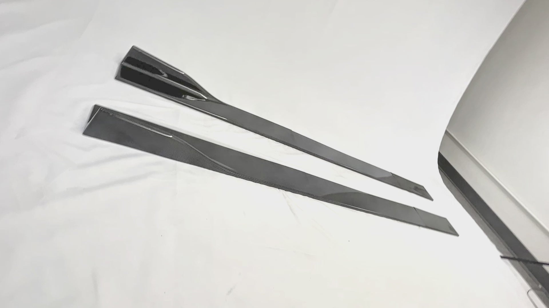 Carbon Fiber Print Side Skirts for 2024 BMW All Year Model Super