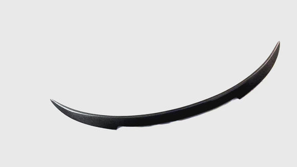 2024 Tesla Model 3 Real Carbon Fiber Rear Trunk Wing for Sleek Look by SuperAutoUSA
