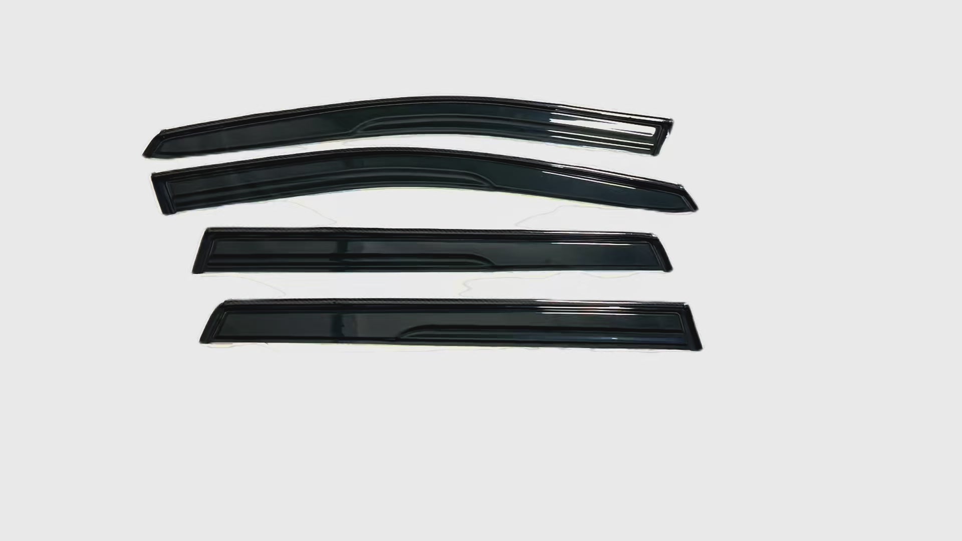 2016 Subaru Forester Sleek Carbon Fiber Window Visor Deflector Trim by SuperAutoUSA
