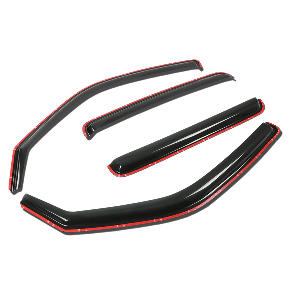 For Hyundai SantaFe 2024-2025 In-Channel Rain Guards Window Visors Sun Wind Snow Vent Side Deflectors