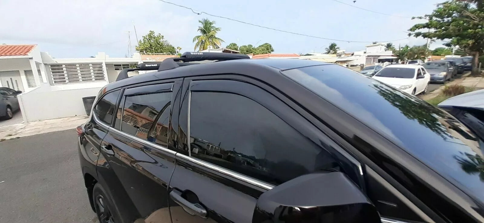 Fit 2009-2012 BMW X1 E84 In-Channel Window Visors Rain Sun Guards Shade Deflectors