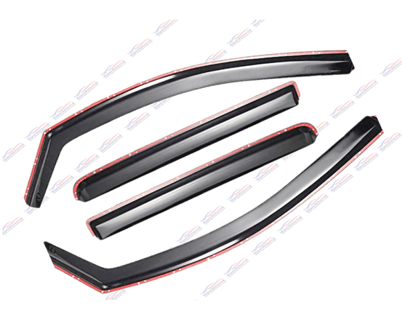 Fits 2016-2020 Audi A3 In-Channel Window Vent Visors Rain Guard Shade Protector