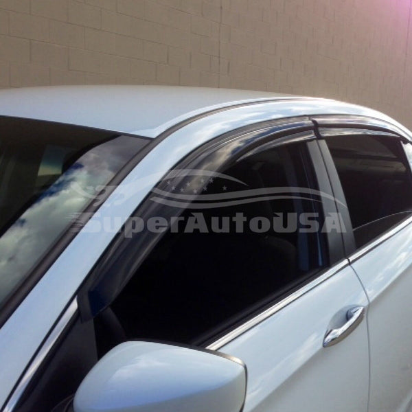 Fits Acura TLX 2015-2020 Carbon Fiber Paint Trim Mugen Style Window Vent Visors