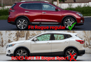 Fit 2021-2024 Nissan Rogue Vent Window Visors Rain Sun Wind Guards Shade Deflectors-3