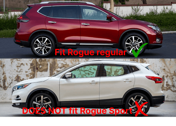 Fit 2021-2024 Nissan Rogue Vent Window Visors Rain Sun Wind Guards Shade Deflectors