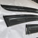 Fits 2015-2020 Acura TLX Carbon Trim Window Vent Visors & Rear Roof Spoiler-7