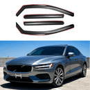 For 2019-Up Volvo S60 In-Channel Vent Window Visor Rain Wind Guard Deflectors-1