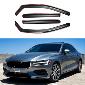 For 2019-Up Volvo S60 In-Channel Vent Window Visor Rain Wind Guard Deflectors
