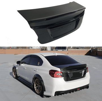 2015 Subaru WRX STI Rear Real Carbon Fiber Duckbill Trunk Lid