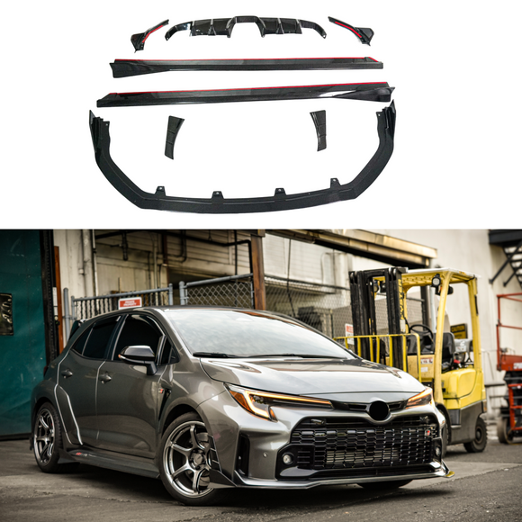Real Carbon Fiber Body Kit Set 4 in 1 Fit Toyota GR Corolla 2023-2026