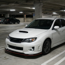 Faldón divisor delantero de fibra de carbono real para Subaru WRX STI 2015-2021 -40