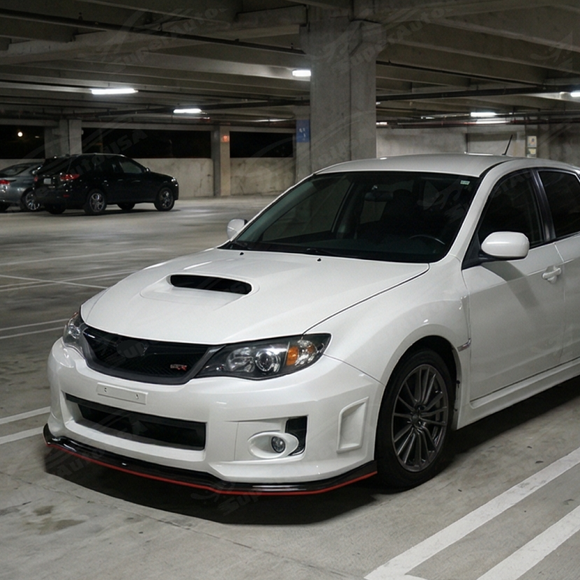 Faldón divisor delantero de fibra de carbono real para Subaru WRX STI 2015-2021 