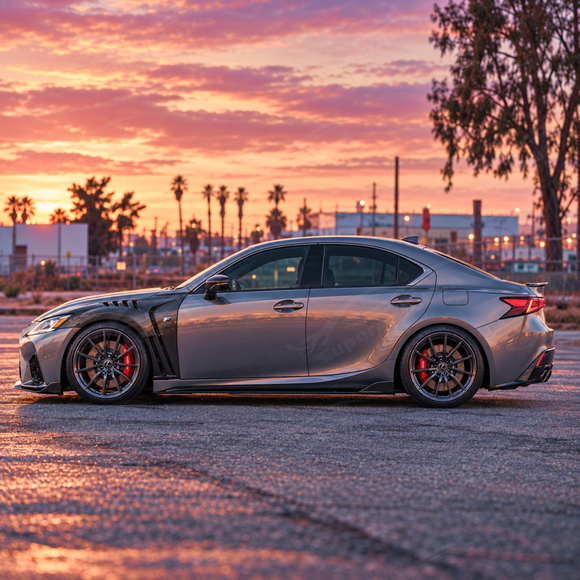 2014-2025 Lexus IS200t / IS250 / IS300 / IS350 Z-Style Vented Carbon Fiber Fenders