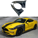 For 2018-2023 Ford Mustang GTD Style Vented Carbon Fiber Side Fender-1