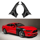 For 2018-2023 Ford Mustang GTD Style Vented Body Fender Stainless Steel-1