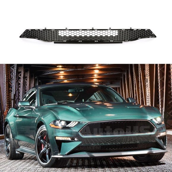 For 2018-2023 Ford Mustang Bullitt Honeycomb Style Front Grille (Gloss Black)