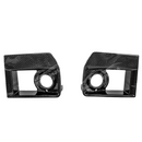 Full front view of a 2010 Cadillac CTS with carbon fiber fog light bezel