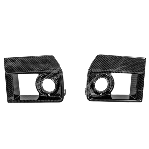 Full front view of a 2010 Cadillac CTS with carbon fiber fog light bezel