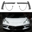 Fits Corvette C8 2020-Up Carbon Fiber Sequential LED DRL Light Bar Bezel Insert-30