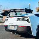 Lightweight carbon fiber material of C7 rear tail light bezels