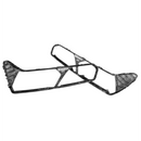 Rear view of uninstalled carbon fiber tail light bezels