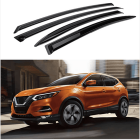 Fit 2016-2024 Nissan Kicks Out-Channel Vent Window Visors Rain Sun Wind Guards Shade Deflectors