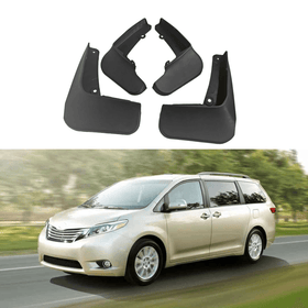 Fit 2011-2017 Toyota Sienna Splash Guards Van Molded Front Rear Mud Flaps Guard