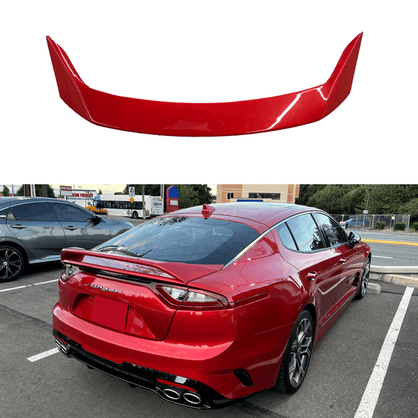 Coche Alerón Trasero Para Kia Stinger CK 2018-2025, Aleron Trasero Para Maletero Spoiler Techo Antiarañazos