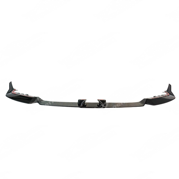 First step of carbon fiber front lip installation for G87 M2