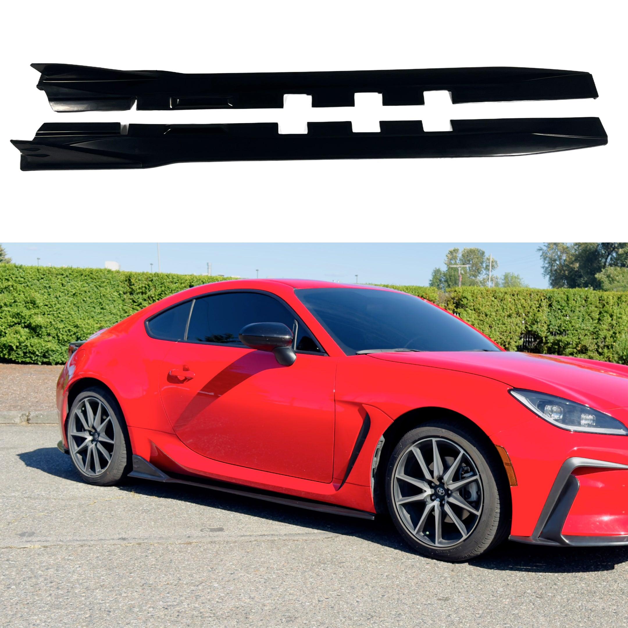 2022 Toyota GR86 Black PU Side Body Skirts Kit