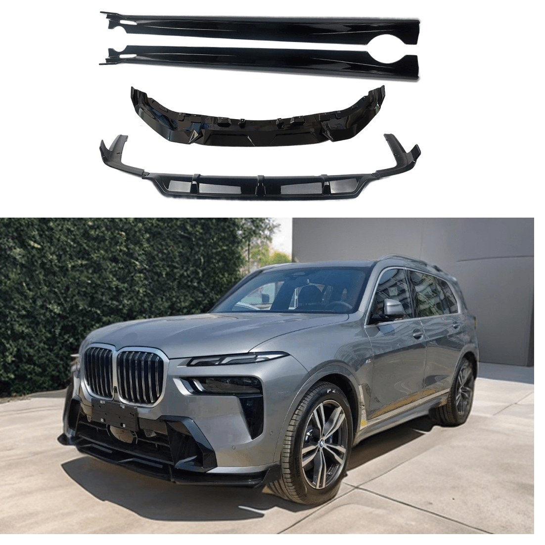 Fits 2023 2025 BMW G07 X7 LCI MP Style 3 in 1 Aero Body Kit SuperAutoUSA Fits 2023 2025 BMW G07 X7 LCI MP Style 3 in 1 Aero Body Kit SuperAutoUSA