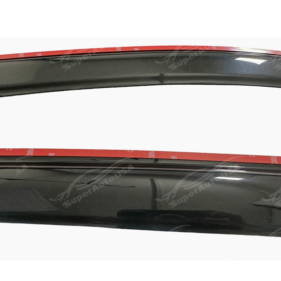 Fit 2016-2023 Toyota Tacoma In-Channel Vent Window Visors Rain Sun Wind Guards Shade Deflectors