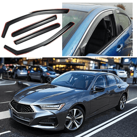 For 2021-2025 Acura TLX In-Channel Vent Window Visors Sun Rain Guards Deflectors