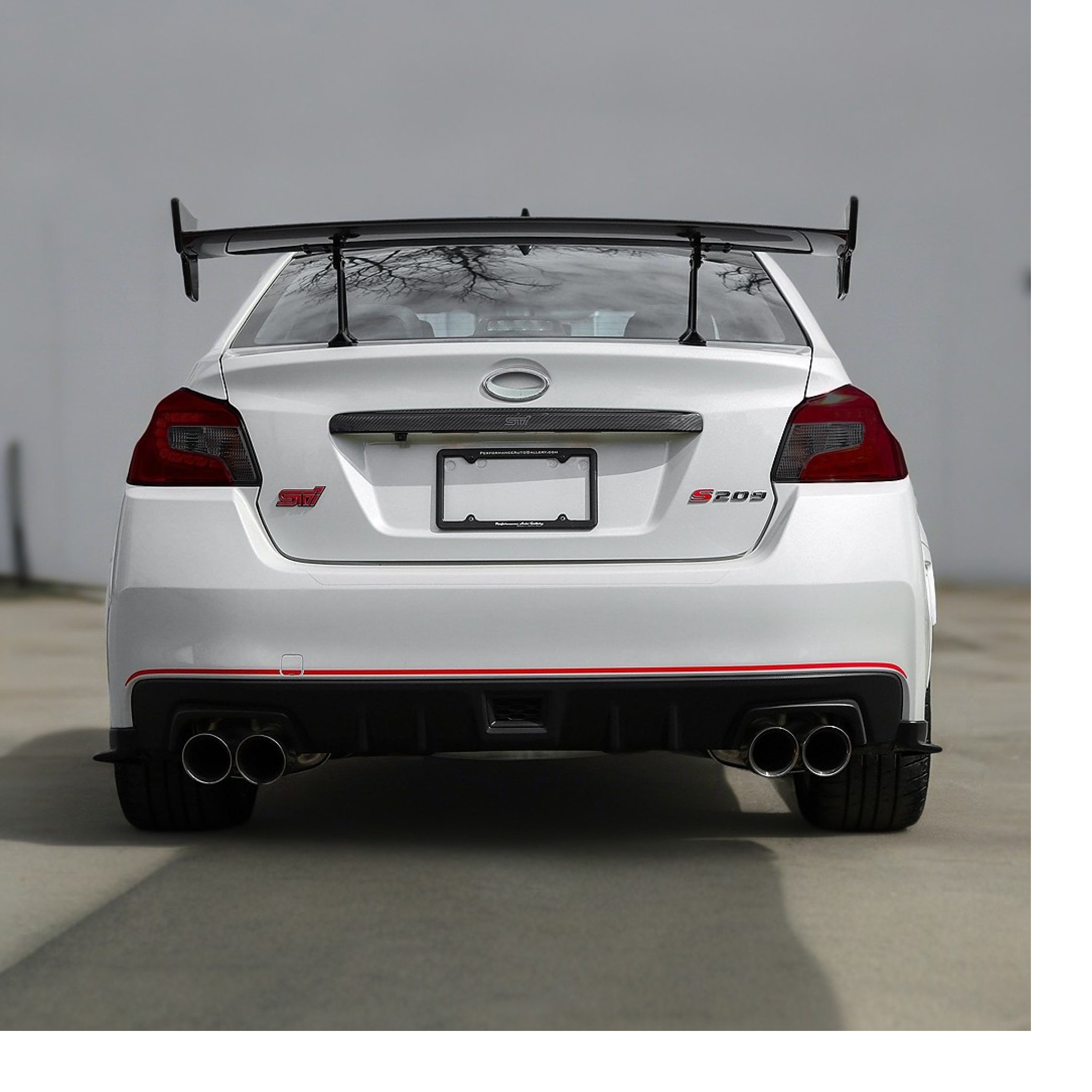 For 2015-2021 Subaru WRX/STI Rear Light Taillight Dark Tinted Overlay Covers