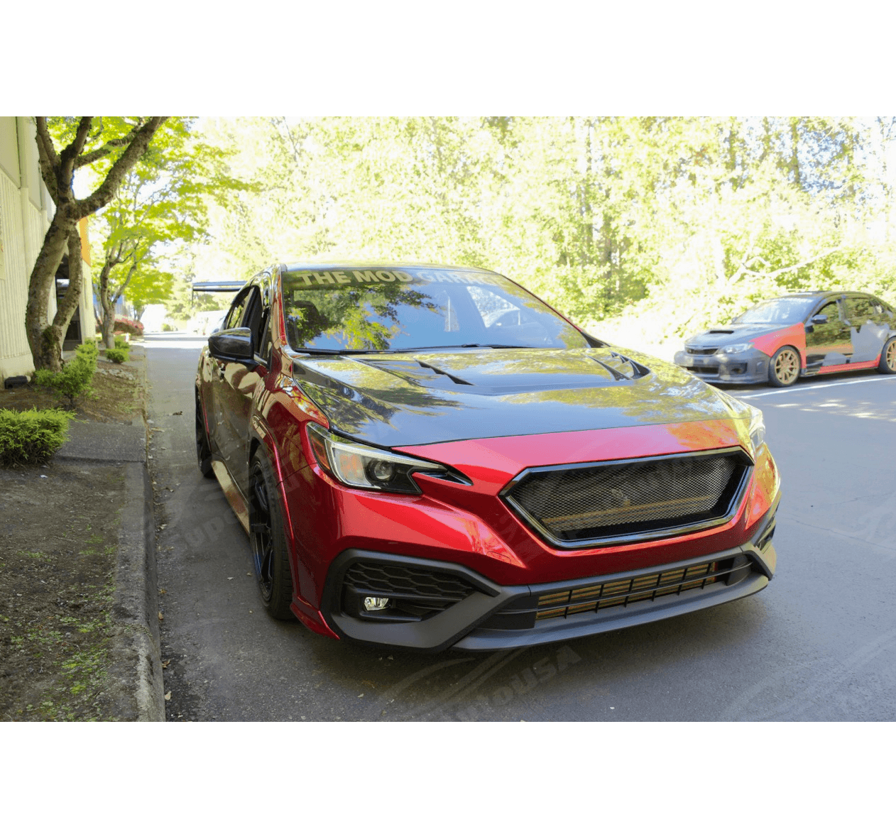 High-Quality Real Carbon Fiber Front Mount Intercooler Reverse Scoop Hood for 2025 Subaru WRX VB