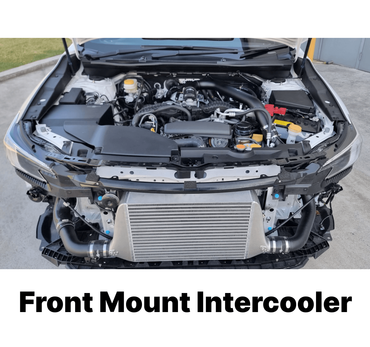 Real Carbon Fiber Front Mount Intercooler Reverse Scoop Hood for 2025 Subaru WRX VB